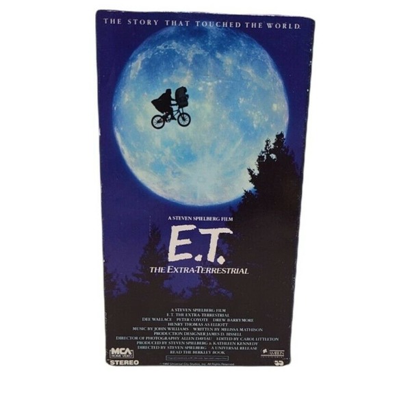 * E.T. The Extra Terrestrial original 1st release VHS Movie 1988 green edt. VG - Picture 2 of 5